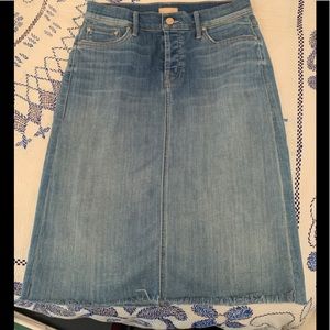Mother denim skirt